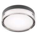 Redo 01-3733 - LED-Deckenleuchte für Badezimmer FRISBI LED/8W/230V d 15 cm CRI 90 IP44 schwarz