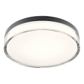 Redo 01-3736 - LED-Deckenleuchte für Badezimmer FRISBI LED/18W/230V d 28 cm CRI 90 3000/4000K IP44 schwarz