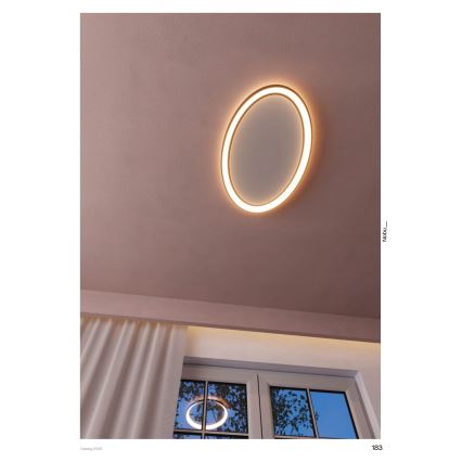 Redo 01-3810 - Plafonnier LED dimmable NOBU LED/80W/230V 3000/4000K IRC 90 doré