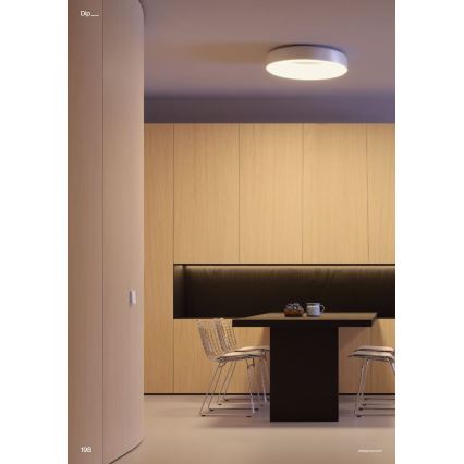 Redo 01-3941 - Plafoniera a LED DIP/40W/230V 2700/3000/4000/5000/6500K CRI 90 Ø 62,4 cm bianca