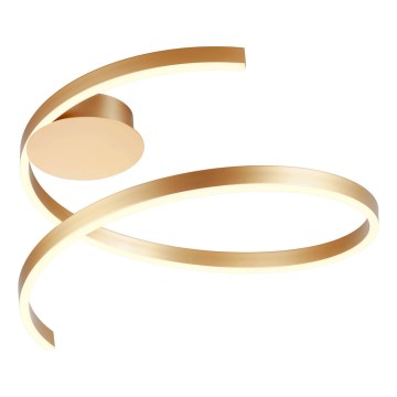 Redo 01-4011 - Plafoniera dimmerabile a LED SCROLL LED/38W/230V 3000K/4000K/6000K CRI 90 Ø 60 cm oro