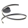 Redo 01-4012 - Plafonnier LED dimmable SCROLL, 38 W, 230 V, 3000K/4000K/6000K, IRC 90, Ø 60 cm, noir