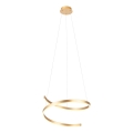 Redo 01-4014 - Lampadario a sospensione LED dimmerabile su cavo SCROLL LED/38W/230V 3000K/4000K/6000K CRI 90 Ø 60 cm oro