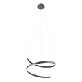 Redo 01-4015 - Dimmbare LED-Pendelleuchte an Kabel SCROLL, LED/38W/230V, 3000K/4000K/6000K, CRI 90, Ø 60 cm, schwarz