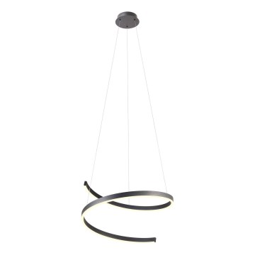 Redo 01-4015 - Lampada a sospensione dimmerabile su cavo SCROLL LED/38W/230V 3000K/4000K/6000K CRI 90 Ø 60 cm nero