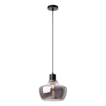 Redo 01-4046 - Suspension filaire ATLANTIS 1xE27/42W/230V d. 26 cm noir