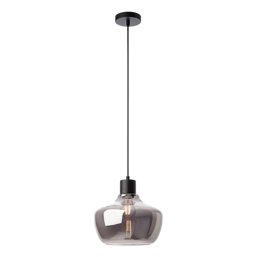 Redo 01-4046 - Suspension filaire ATLANTIS 1xE27/42W/230V d. 26 cm noir