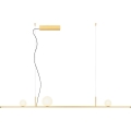 Redo 01-4301 - Lampada a sospensione dimmerabile su cavo DUNE LED/48W/230V 3000K CRI 90 bianco/oro