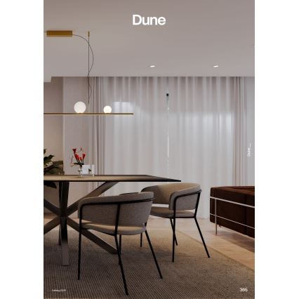 Redo 01-4301 - Lampada a sospensione dimmerabile su cavo DUNE LED/48W/230V 3000K CRI 90 bianco/oro