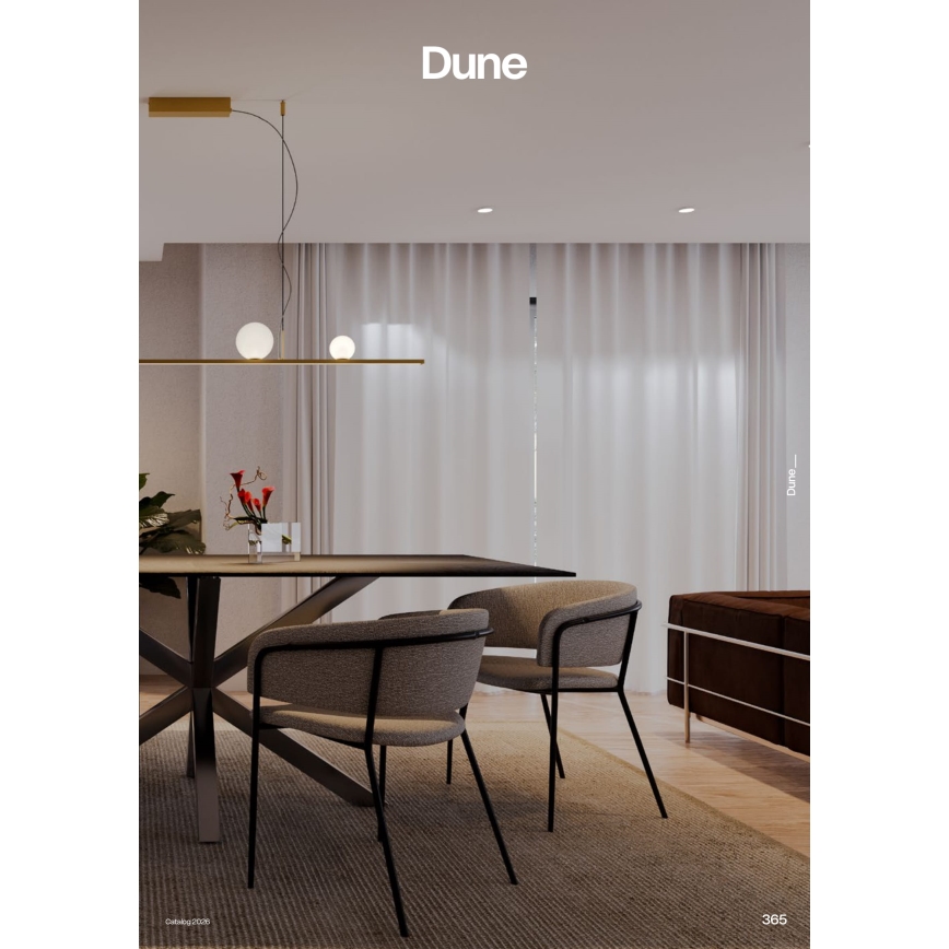 Redo 01-4301 - Lampada a sospensione dimmerabile su cavo DUNE LED/48W/230V 3000K CRI 90 bianco/oro