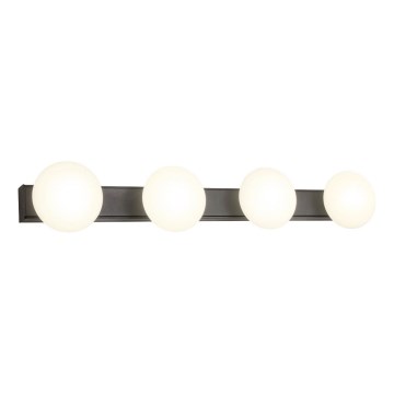 Redo 01-4311 - Plafonnier LED pour salle de bains OVUM 4xLED/5W/230V 3000/4000K IRC 90 IP44 blanc/noir