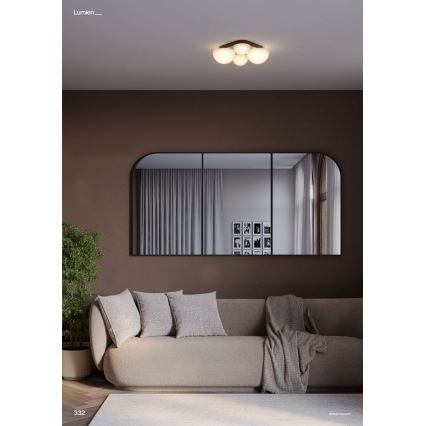 Redo 01-4333 - Plafonnier LED LUMIEN 4xLED/26W/230V 2700/3000K IRC 90 blanc/noir
