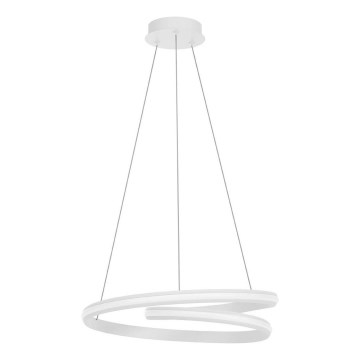 Redo 01-4360 - Suspension LED dimmable sur câble TORSION, 40 W, 230 V, 2700/3000/4000 K, IRC 90, Ø 56 cm, blanc