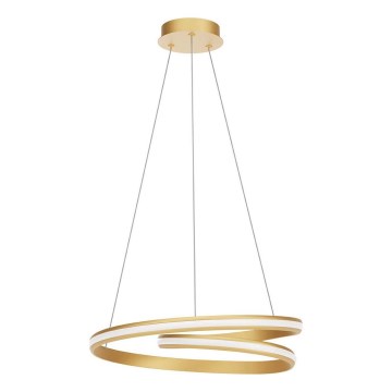 Redo 01-4361 - Lampadario LED dimmerabile a sospensione con cavo TORSION LED/40W/230V 2700/3000/4000K CRI 90 Ø 56 cm oro
