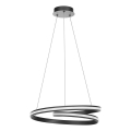 Redo 01-4362 - Lustre LED dimmable suspendu par câble TORSION LED/40W/230V 2700/3000/4000K IRC 90 Ø 56 cm noir