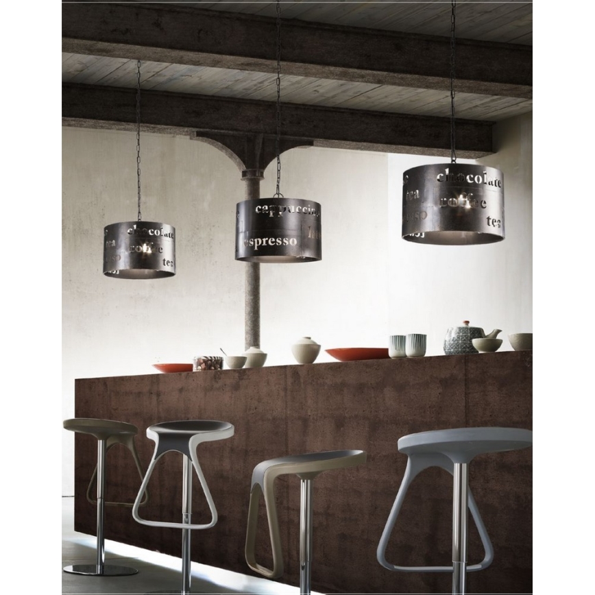 Redo 01-938 - Hängeleuchte BISTRO 3xE27/42W/230V