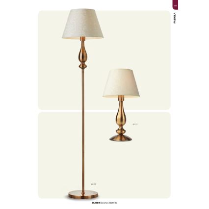 Redo 02-714 - Lampada con piedistallo FABIOLA 1xE27/42W/230V