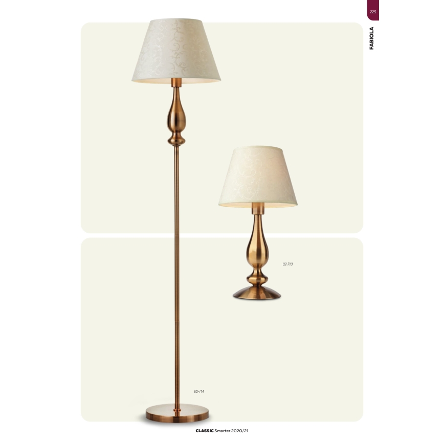 Redo 02-714 - Lampada con piedistallo FABIOLA 1xE27/42W/230V