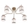 Redo 02-888 - Lampadario a plafone DEKOR 5xE27/42W/230V diametro 52,3 cm bronzo