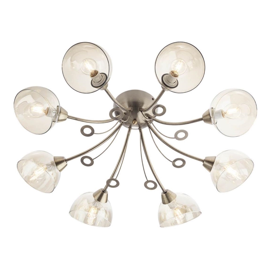 Redo 02-968 - Lampadario a sospensione con supporto rigido SILMA 8xE14/40W/230V
