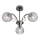 Redo 02-970 - Lampadario a sospensione con supporto rigido ASPERA 3xE14/28W/230V nero