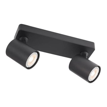 Redo 04-470 - Spotleuchte CAMEO 2xGU10/35W/230V schwarz