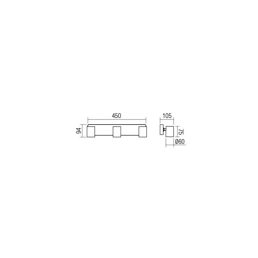 Redo 04-473 - Luce Spot CAMEO 3xGU10/35W/230V