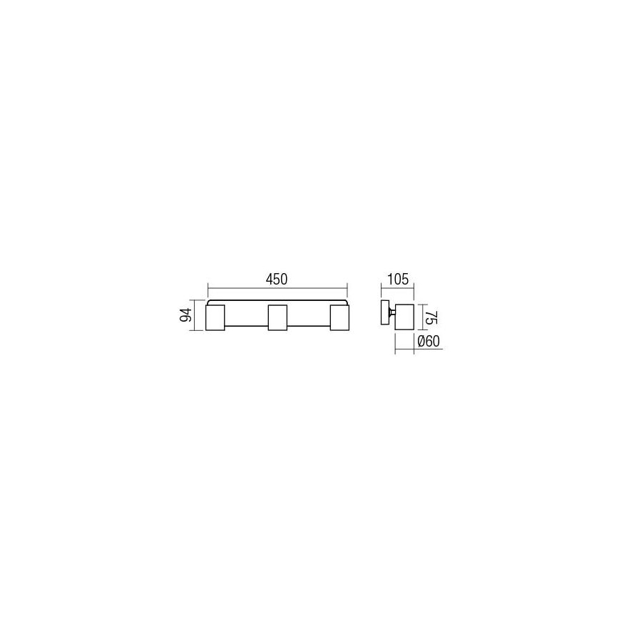 Redo 04-474 - Luce Spot CAMEO 3xGU10/35W/230V