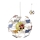 Redo 04-515 - Suspension filaire enfant SAFARI 4xE14/28W/230V d. 35 cm coloré