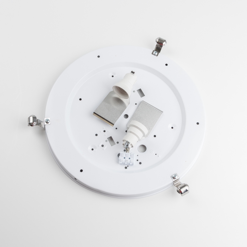 Redo 05-393 - Plafoniera VIRGINIA 2xE27/42W/230V Ø 40 cm grigia