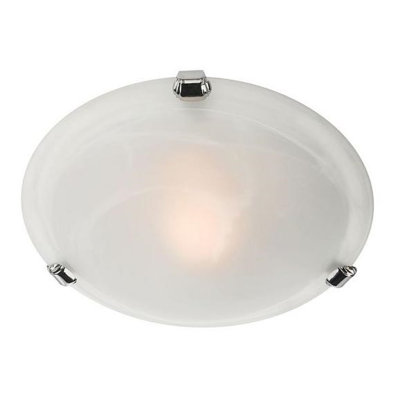 Redo 05-677 - Plafoniera VIRGINIA 1xE27/42W/230V diametro 25 cm bianco