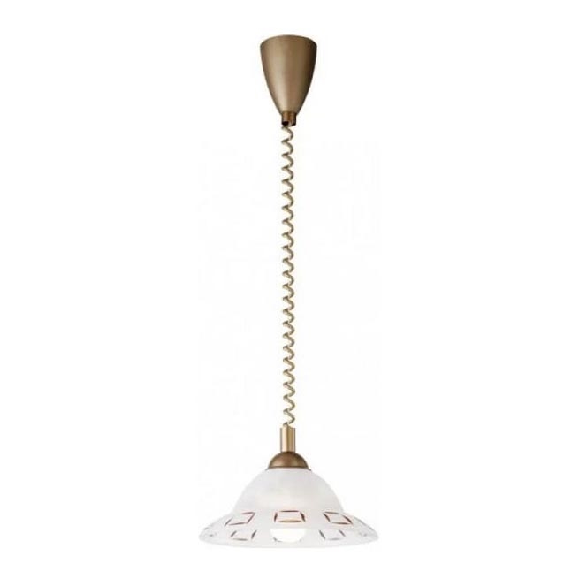Redo 05-790 - Lampadario a sospensione con filo ETRUSCA 1xE27/42W/230V