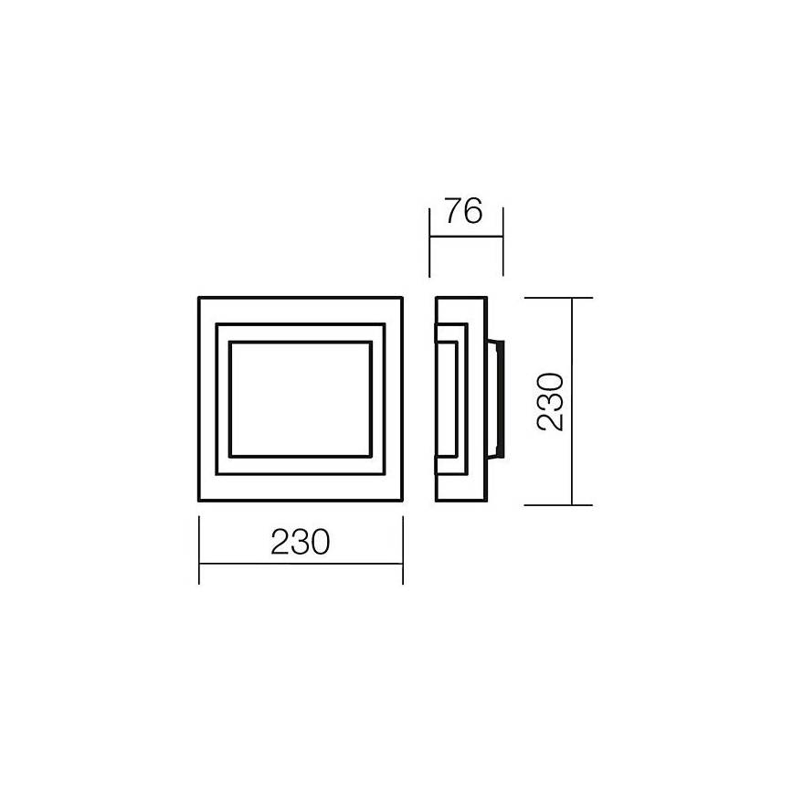 Redo 05-827 - Applique da parete SPECTRE 1xE27/42W/230V cromo lucido/bianco