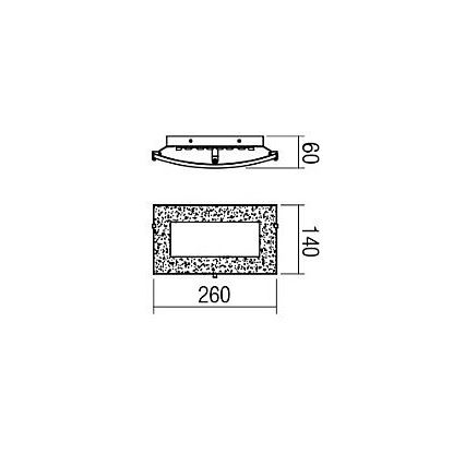 Redo 05-862 - LED-Wandleuchte ARTEMIS LED/10W/230V golden