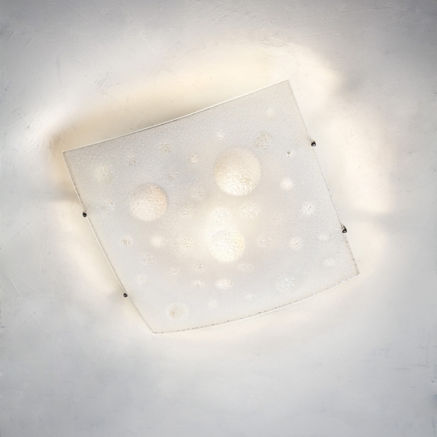 Redo 05-904 - Plafonnier ISIDE 1xE27/42W/230V 30x30 cm transparent