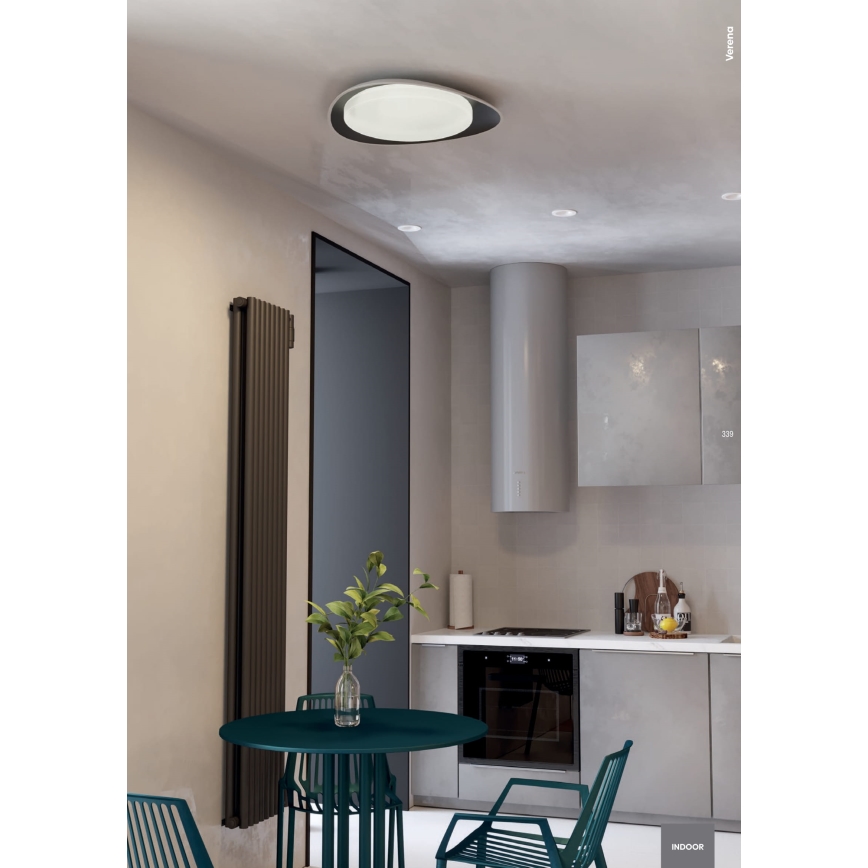 Redo 05-922 - LED-Deckenleuchte VERENA LED/24W/230V anthrazit