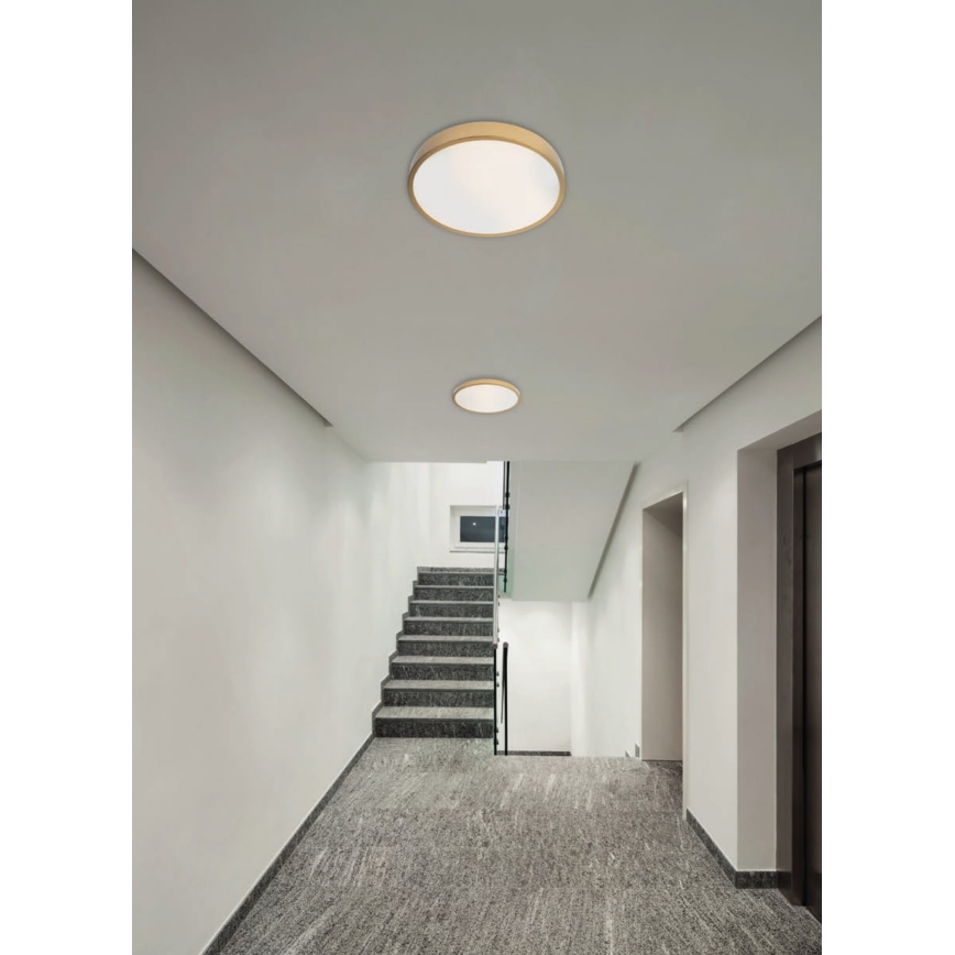 Redo 05-932 - LED-Deckenleuchte KNOB LED/36W/230V 3000K-6500K 40 cm gold