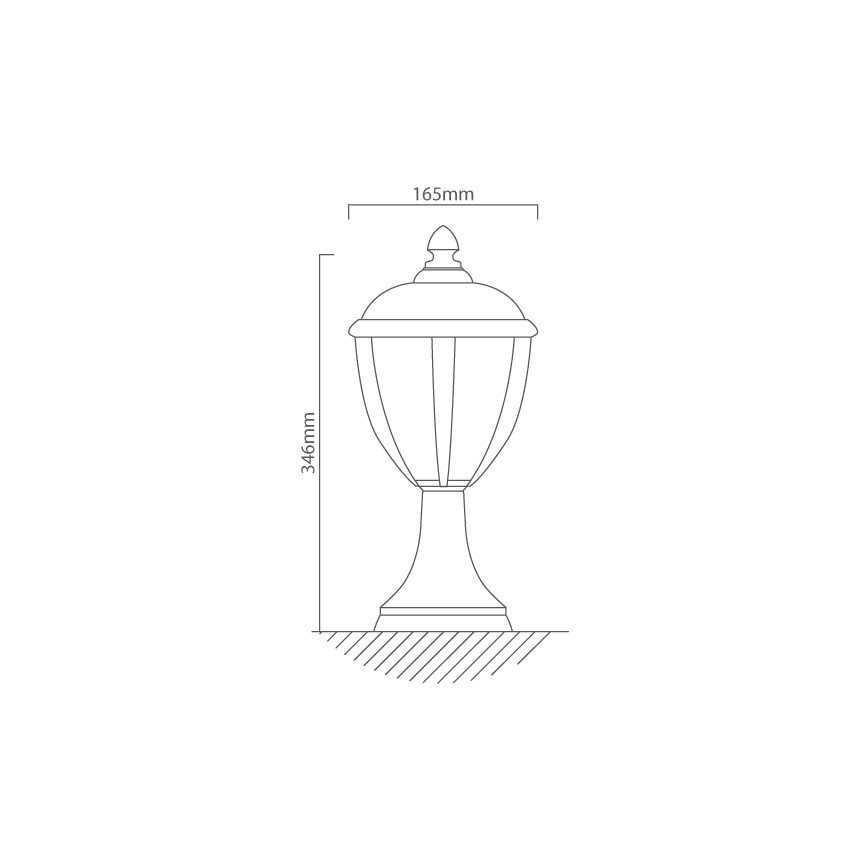 Redo 2604-3K BL - Lampe LED d'extérieur UNITE LED/6,5W/230V IP44