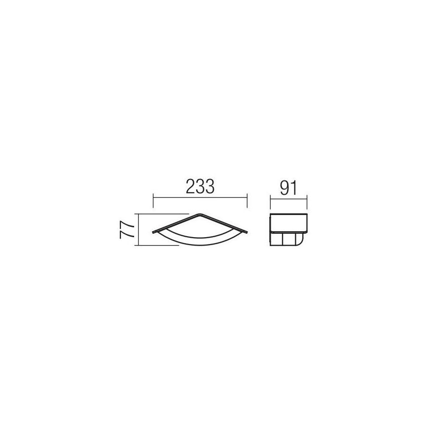 Redo 90002 - Applique murale extérieure CHALET LED/8W/230V IP54