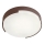 Redo 90006 - Plafoniera LED da esterno SKOR LED/16W/230V diametro 25 cm IP54 marrone