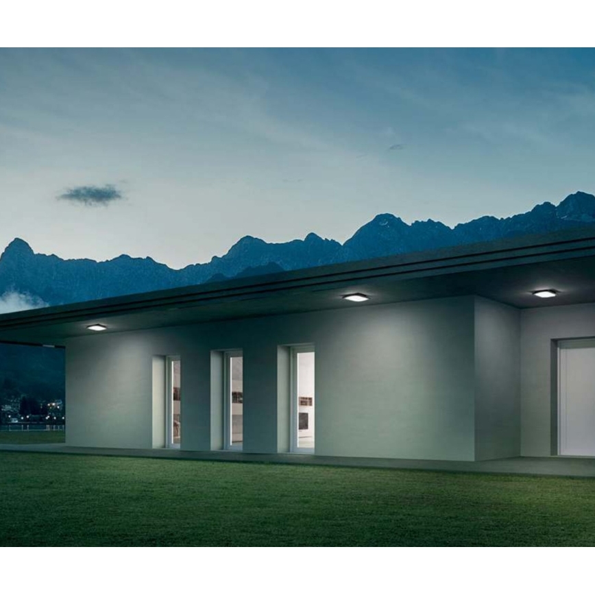 Redo 90007 - LED-Deckenleuchte für den Außenbereich TALLIN LED/21W/230V 24,5x24,5 cm IP54 anthrazit
