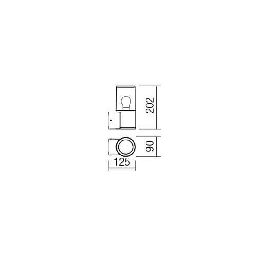 Redo 90047 - Applique murale d'extérieur FRED 1xE27/20W/230V IP54