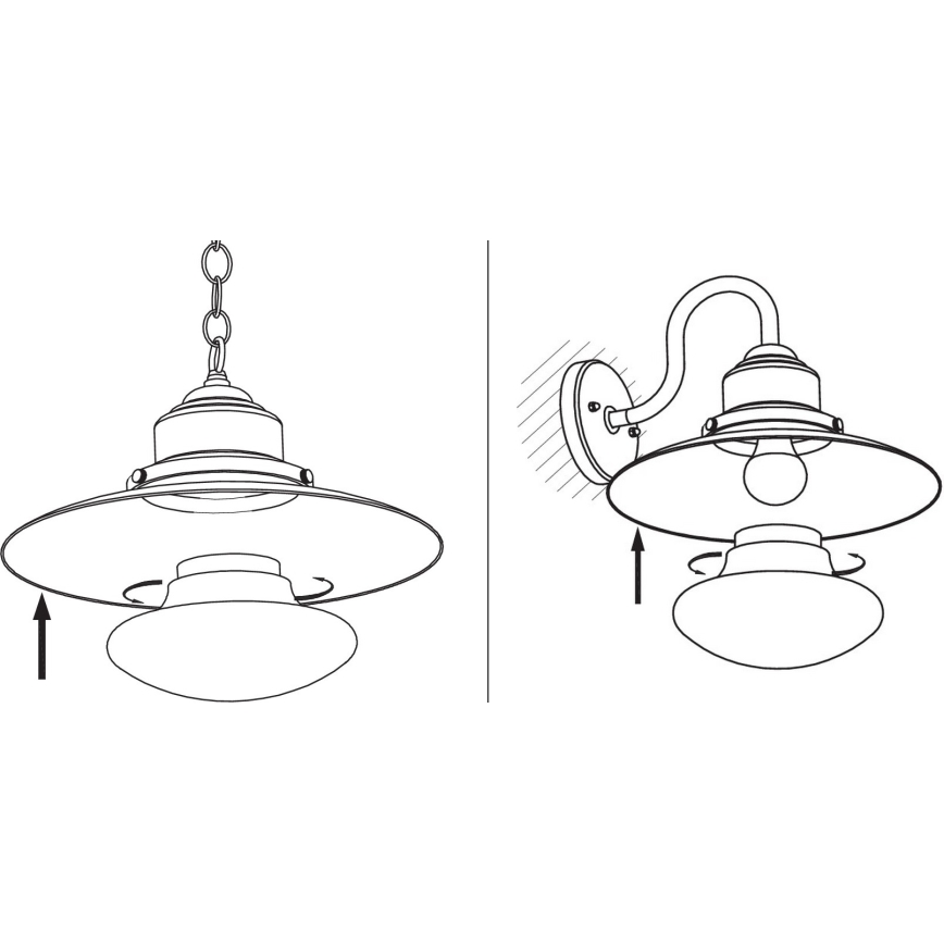 Redo 90094 - Abat-jour de rechange pour lustre et lampe ELIO, blanc