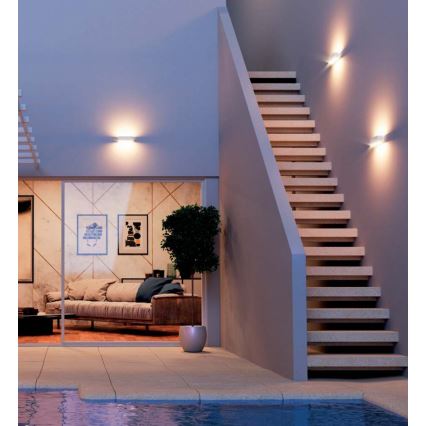 Redo 90095 - Applique da esterno PLANIT LED/10W/230V 3000K IP54 bianca