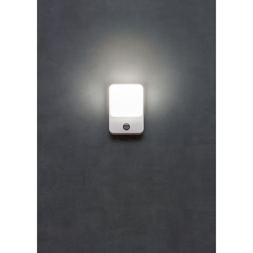 Redo 90131 - LED-Außenwandleuchte COLIN mit Bewegungs- und Dämmerungssensor LED/9W/230V 3000K IP54 weiß