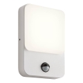 Redo 90132 - LED Außenwandleuchte mit Bewegungs- und Dämmerungssensor COLIN LED/9W/230V 4000K IP54 weiß