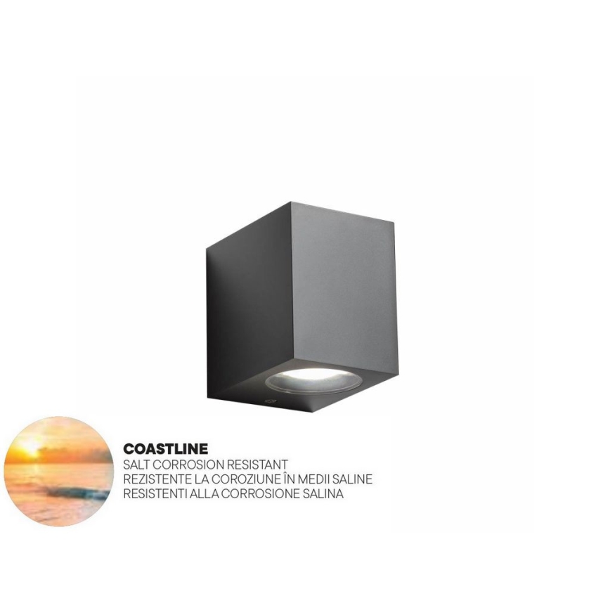Redo 90151 - Applique da esterno PUNTA 1xGU10/7W/230V IP44