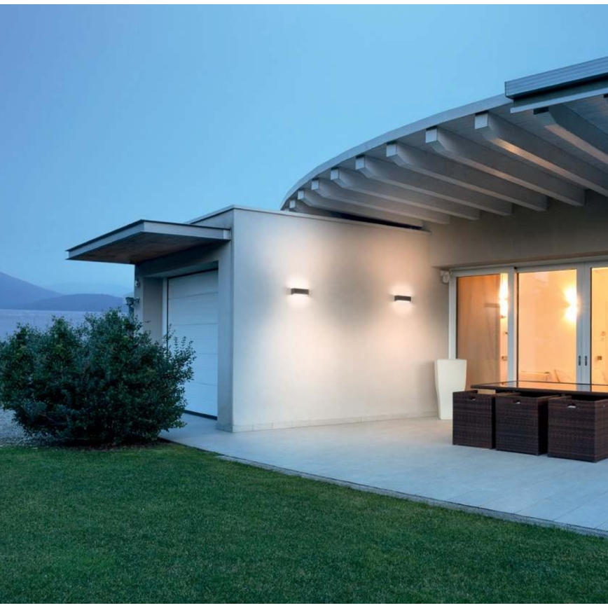 Redo 90154 - LED Außenwandleuchte LAMPRIS LED/12W/230V IP65