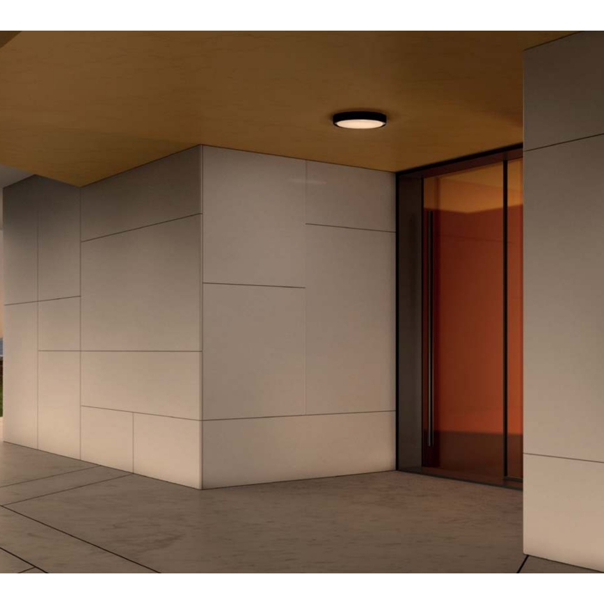 Redo 90155 - Plafoniera LED da esterno PONZA LED/16W/230V diametro 26 cm IP65