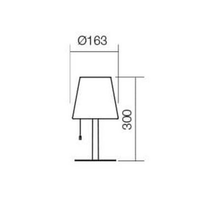Redo 90166 - Lampe de table d'extérieur LED RGB à intensité variable PINO LED/2,6W/230V 4400 mAh IP44